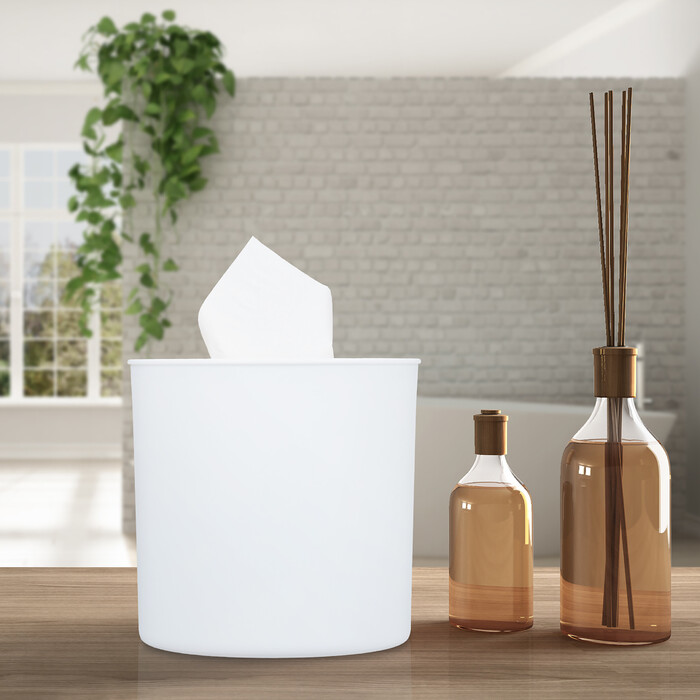 Relaxdays Cosmetic Tissue Box with Lid