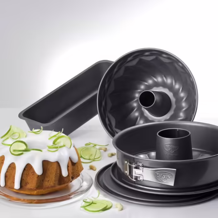 Набір форм для випічки Dr. Oetker Back-Harmonie 4 шт: роз’ємна, з трубчастим дном, для кексу, для хліба, з керамічним антипригарним покриттям