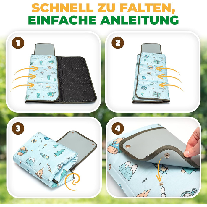 Лежанка для собак LexyFox: водовідштовхувальна, ізольована, з антиковзаючим покриттям | Підходить для подорожей, кемпінгу та відпочинку на природі | Лежанка для собак, килимок для тварин