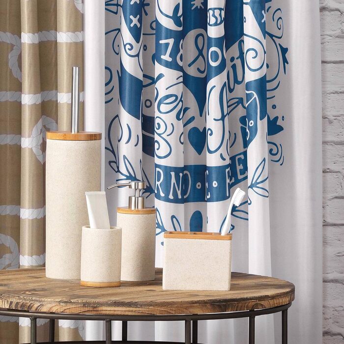 Підставка для електричної зубної щітки Sealskin Grace, для зберігання насадок та пасти, пісок, полірезин, 6 x 12.3 x 10.2 см