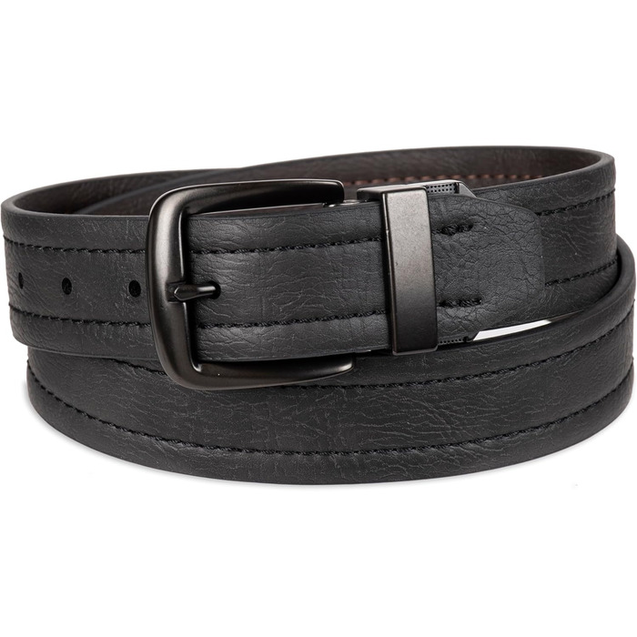 Чоловічий перекидний ремінь Dickies (30-32), чорний/коричневий, еластичний