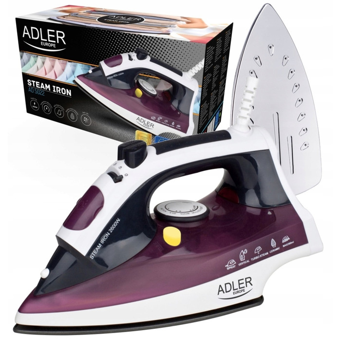 Праска ADLER STEAM IRON PINK, 3000 Вт