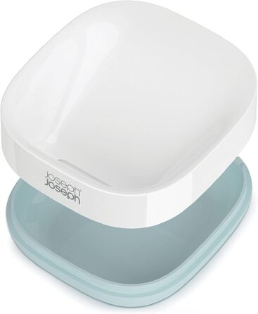 Мильниця Joseph Joseph Slim компактна, біло-блакитна, 6.2 x 14.1 x 9.1 см