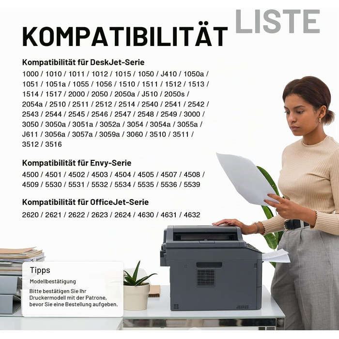 Картриджі Economink 301XL чорні сумісні для принтерів HP DeskJet 3050, 1050, 2544, Envy 4500, 4504, OfficeJet 2620, 4630, 4632, 4634 (комплект 2 шт.)