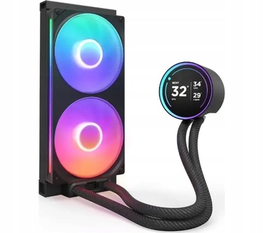 Рідинне охолодження NZXT Kraken Elite 280 RGB V2 LCD, чорне