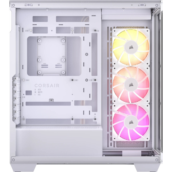 Корпус Corsair 3500X TG ARGB Midi Tower, білий