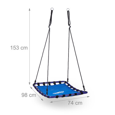 Relaxdays Outdoor Nest Swing, rectangular