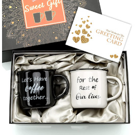 Stylish coffee mugs with 
