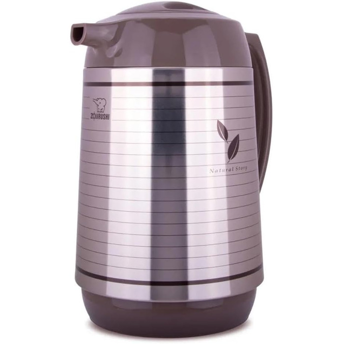 Термос Zojirushi Thermokaraffe, 1 л, білий (600 мл, сатинова поверхня) - Японська якість