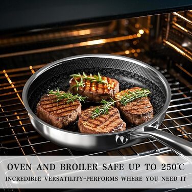 Набір посуду RIOVARM з індукційним дном (14 предметів): каструлі, сковороди, кришки, лопатка. Покриття з граніту, антипригарне, PFOA Free