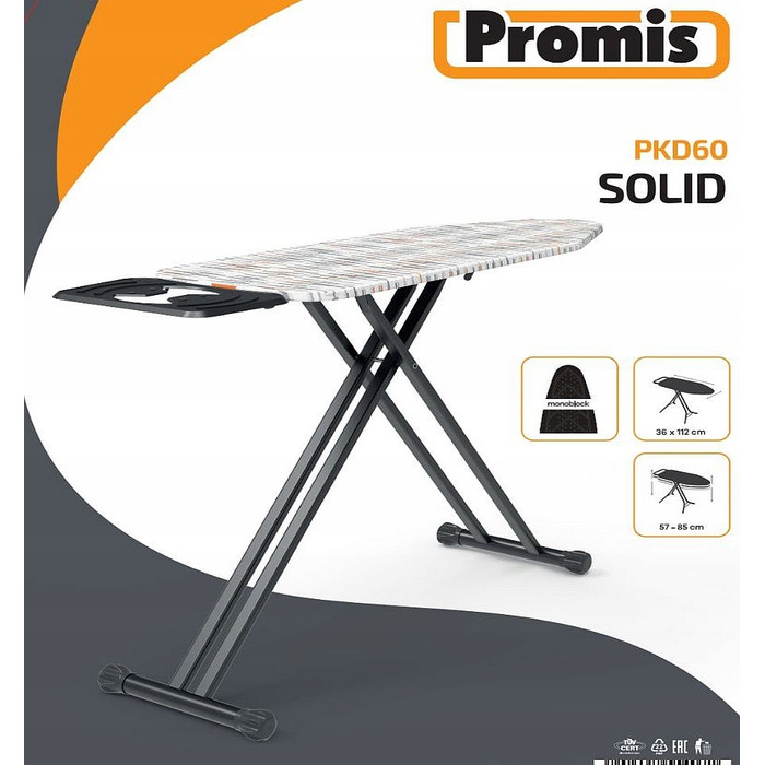 Прасувальна дошка стандартна Promis 112 см x 36 см