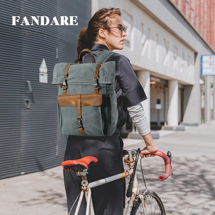 Рюкзак FANDARE Rolltop з водонепроникною тканиною, 15.6