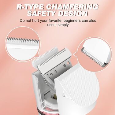 Машинка для стрижки собак Leise, 4 в 1: стрижка тіла, обличчя, вух, подушечок лап. Ідеально для собак та котів.