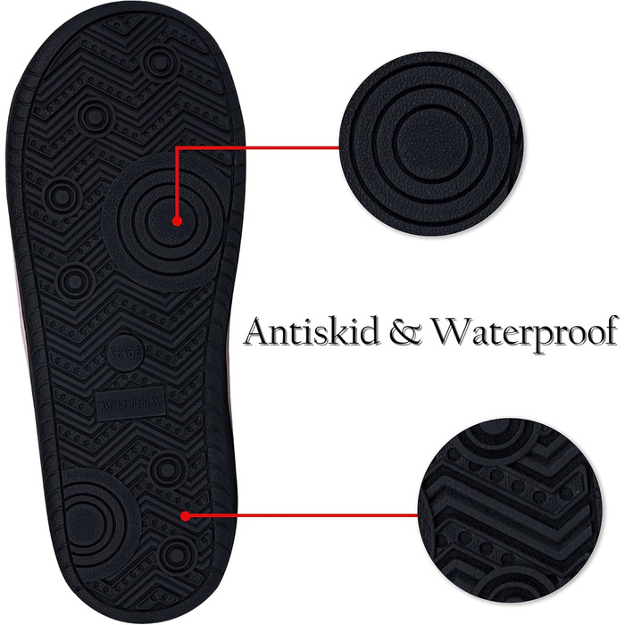 Теплі домашні тапочки Tofern для жінок та чоловіків. М'які, легкі, з піною Memory, бавовна, смугасті, неслизькі, комфортні, для осені та зими, 42/43 EU, рожеві