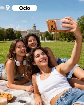 Power Bank Magsafe 5000mAh Slim (Білий перламутр) - Бездротовий магнітний акумулятор для iPhone та Samsung