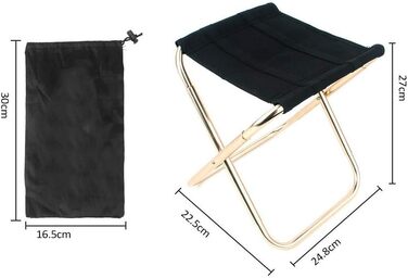Легкий складаний стілець з алюмінію: портативний, для кемпінгу, риболовлі та подорожей