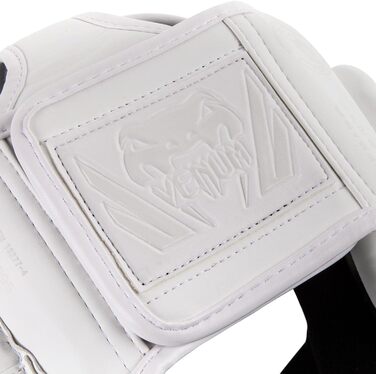 Venum Elite Headgear - White Boxing Headguard for MMA & Sparring