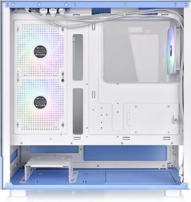 Корпус ПК Thermaltake View 270 Plus TG ARGB, Mid-Tower, скло, вентилятори ARGB, USB-C, підтримка 360мм радіатора, блакитний