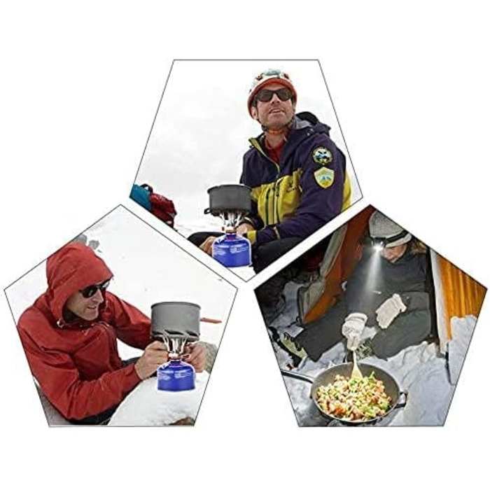 Набір посуду для кемпінгу Queta, посуд для пікніків та походів, набір кухонного приладдя