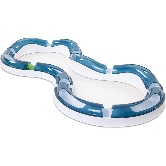 Catit Design Senses Play Track, Super Roller, including glow-in-the-dark ball, for cats, 1 piece (1 pack)