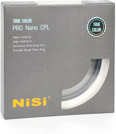 NiSi True Color CPL фільтр поляризаційний 86mm - поляризаційний фільтр для об'єктива камери з багатошаровим нанопокриттям