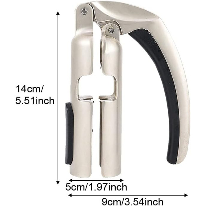 Професійний штопор для шампанського, вина та ігристих вин - відкривач для барів та кухні (сріблястий)