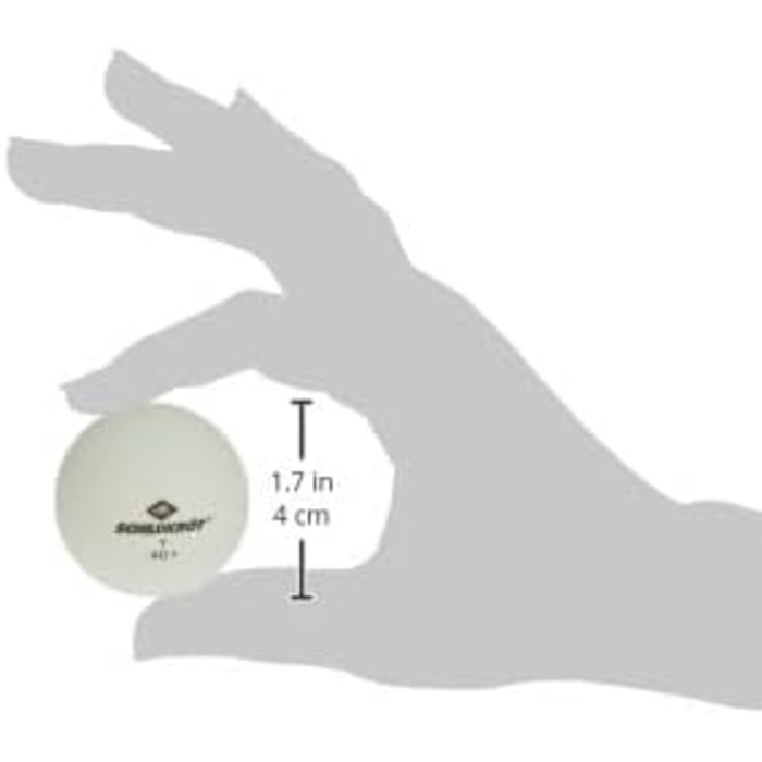 Donic Schildkröt T-One Table Tennis Balls - Poly 40+ Quality Training Balls (120 Pack)