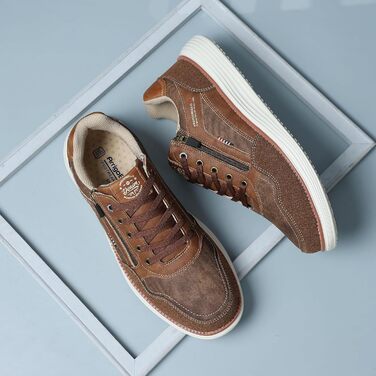 ARRIGO BELLO Чоловічі кросівки для активного відпочинку: легкі, зручні, для туризму та бігу. Розміри 41-46, колір: коричневий