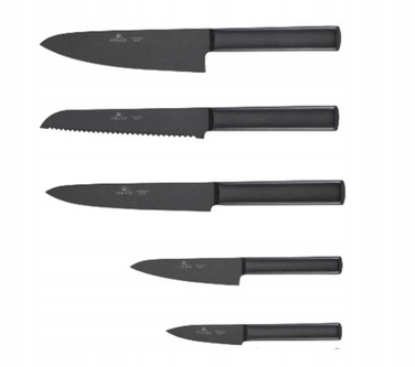 Набір ножів у підставці Gerlach Ambiente Black NK 984, 5 предметів