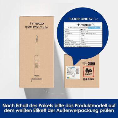 Вертикальний миючий пилосос Tineco Floor ONE S7 Pro з функцією FlashDry та системою DualBlock