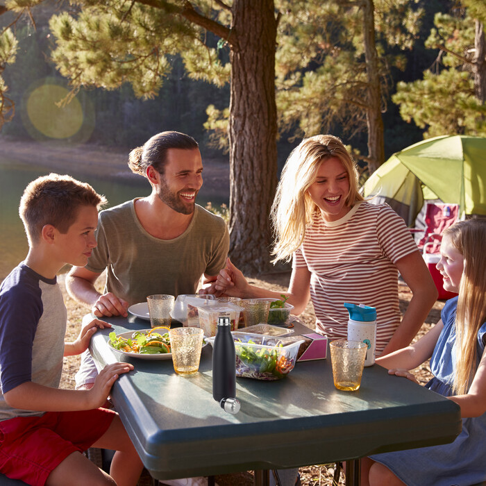 Relaxdays Stainless Steel Water Bottle
