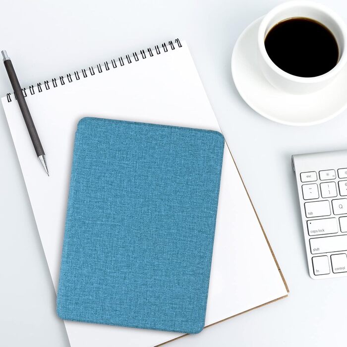 Чохол WALNEW для Kindle Paperwhite 11-го покоління (6.8 дюймів), синій, з функцією авто-сон/пробудження