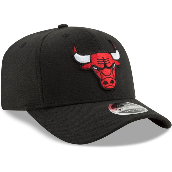 Кепка New Era Chicago Bulls 9fifty Stretch Snapback чорна M-L