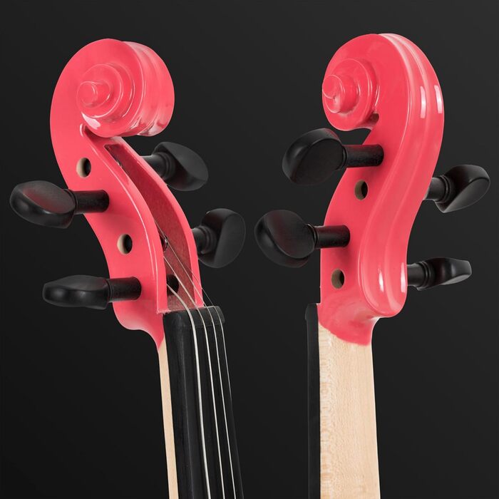 Скрябавка Cantabile VP-100PK 1/2 - Комплект для початківців: скрипка, бовтан, чохол, смола, запасні струни (рожевий)