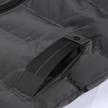 Чоловіча степкова жилетка YOUTHUP з капюшоном для активного відпочинку та зими, легка, вітронепроникна (Сірий, XS)