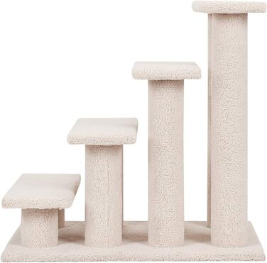 Сходинка для кота/собаки GOPLUS, крізь дерево, бежевий колір