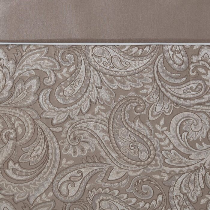 Штора для ванної Madison Park Aubrey з візерунком Paisley, жаккард, мікрофібра, штучний шовк, сучасний декор для дому, для ванної кімнати, для ванни, захист від вологи, декоративна, 182.9 x 182.9 см (4 шт., блакитний)