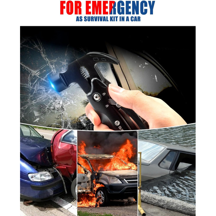 Мультитул BIBURY 12-в-1 для чоловіків: інструмент для кемпінгу, виживання, подорожей та дому