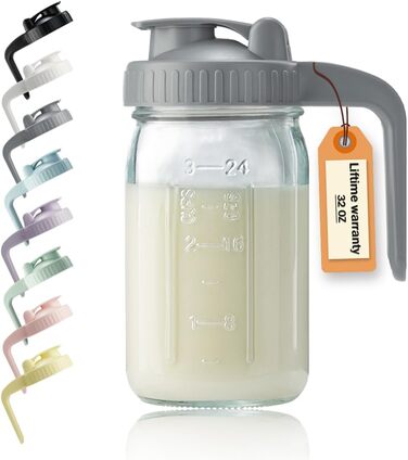 Glass jar with lid