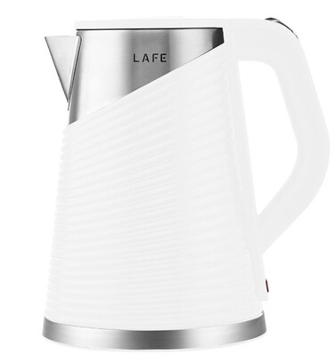 Електричний чайник Lafe Elegant White, 1800 Вт, 1,8 л, білий