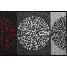 Килимок для входу Salonloewe Nestor 50x75 см сірий, миючий, прямокутний SLD0847-050x075