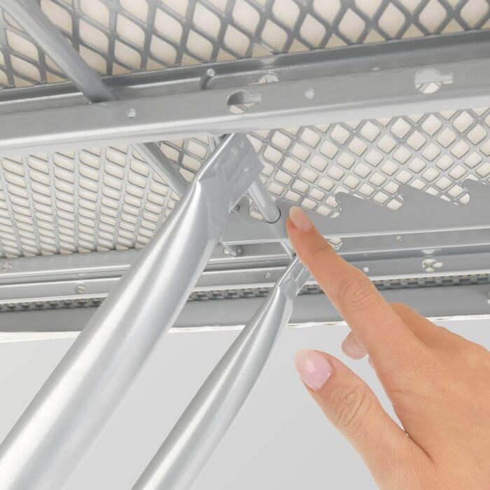 Прасувальна дошка Brabantia Jeansschwarz 124x45 см з підставкою для станції пари