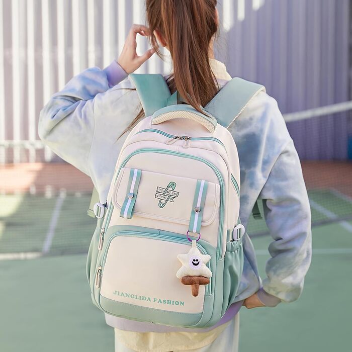 Дитячий рюкзак IvyH для дівчаток - стильний шкільний рюкзак, водонепроникний, великий, для 3-6 класів, фіолетовий