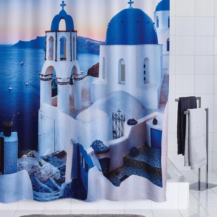 Текстильна штора для ванної RIDDER Santorini