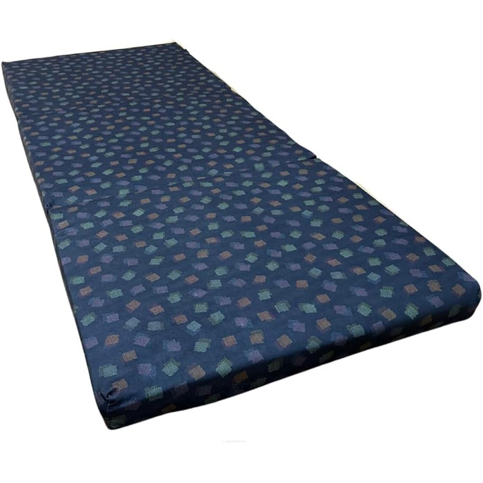 Складаний матрац-гостьове ліжко FORTISLINE 195x80x9 см, синій, футон, пуф