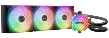 Система водяного охолодження be quiet! Light Loop 360mm Black для розгіну, 3x вентилятори Light Wings LX 120mm PWM ARGB, стильний водоблок з ARGB-PWM хабом, висока продуктивність