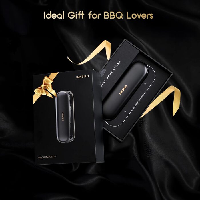Термометр для м'яса Inkbird INT-11P: Бездротовий Bluetooth термометр для гриля, BBQ, духовки та кухні. Водостійкий IP67, з керуванням через додаток.