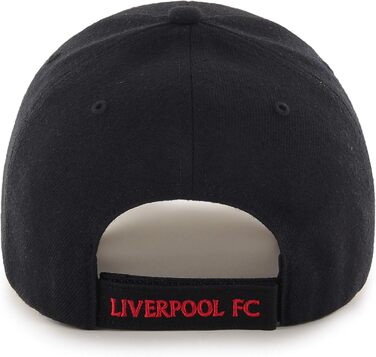 Кепка бейсболка 47 Brand Liverpool Adjustable EPL, чорно-червона (офіційна ліцензія)