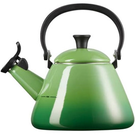 Le Creuset Kone Kettle with Whistle, Enameled Steel, 1.6 L, Bamboo, 40101024080000