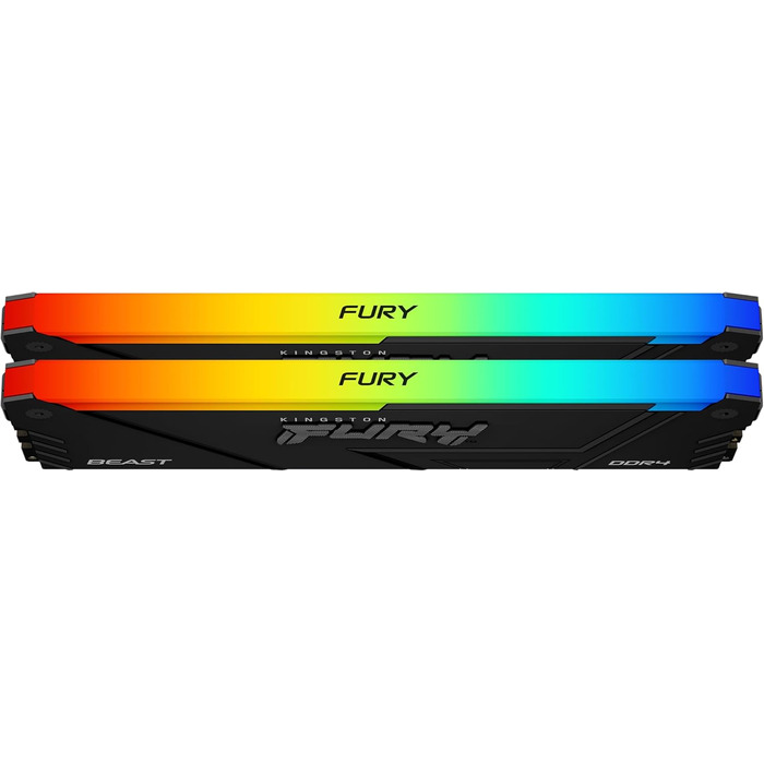 Kingston FURY Beast RGB 32GB (2x16GB) DDR4 3200MHz CL16 Пам'ять RAM для ПК